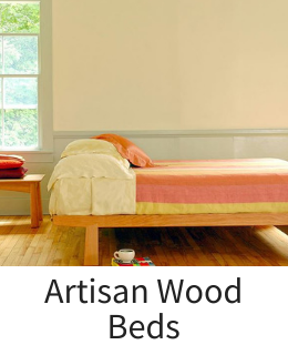 Hard wood maple cherry and walnut beds