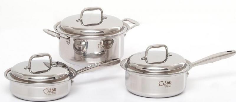 360 Stainless Steel Stock Pot with Lid, Handcrafted in the USA, Induction  Cookware, Waterless Cookware, Dishwasher Safe, Oven Safe, Stainless Steel