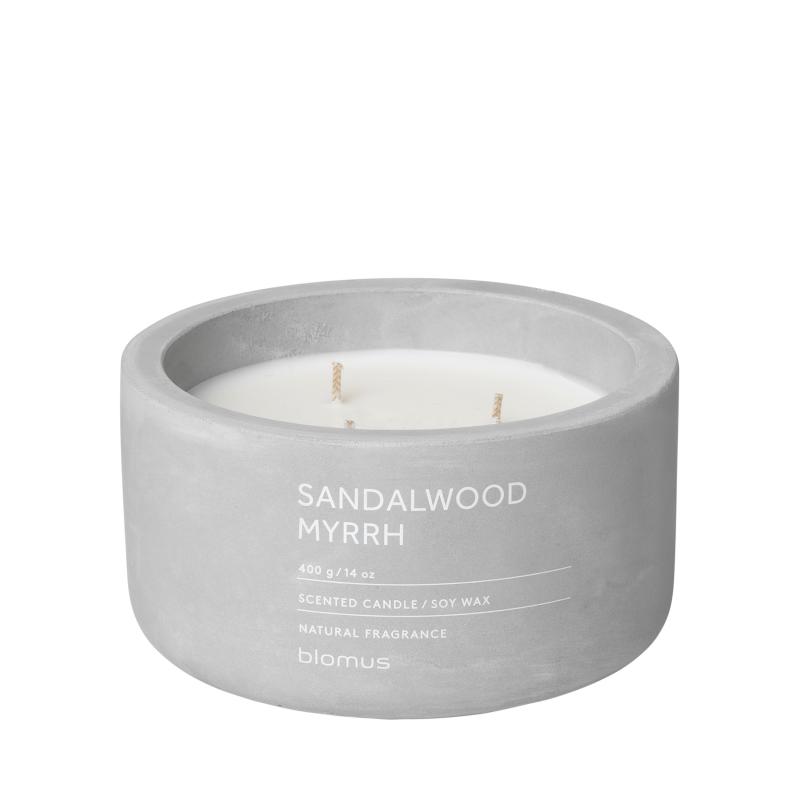 Fraga Scented Candle in Concrete Container – 3 Wicks | Working Wonders