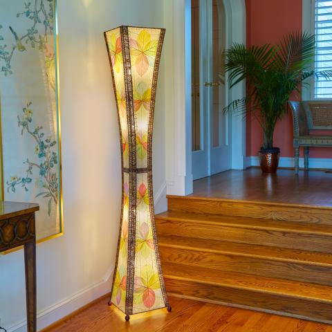 Eangee Giant Hourglass Floor Lamp