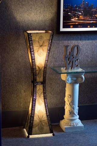 Eangee Hourglass Large Decorative Floor Lamp