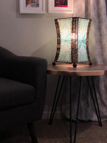 Eangee Hourglass Table Lamp