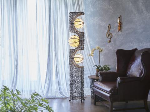 Eangee Tri-Orb Mid-Century Modern Lamp