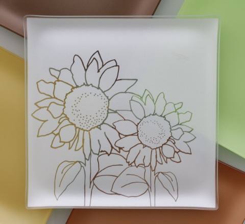 Riverside Design 13" Sunflower Plates With Purpose