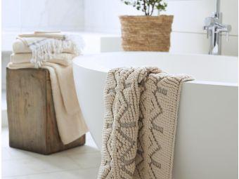 Organic Cotton Bath Rug and Runner