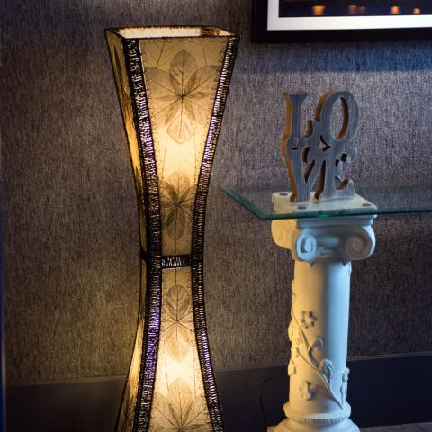 Eangee Hourglass Large Decorative Floor Lamp