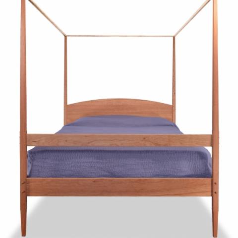 Shaker four poster bed with canopy