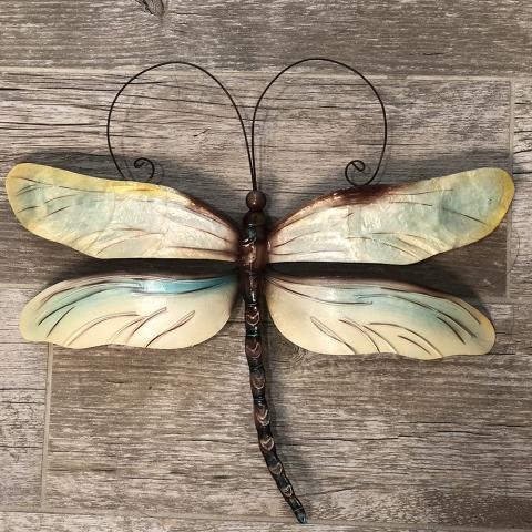 Eangee Dragonfly Wall Decor in Pearl