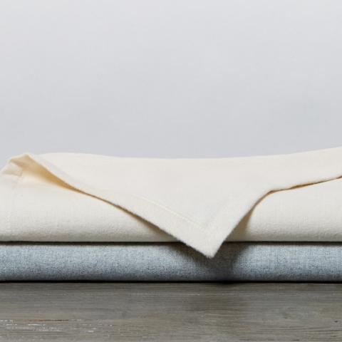 Organic Flannel Receiving Baby Blanket Set of 2 Blankets