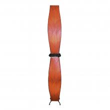 Eangee Gemini Cocoa Leaf Tall Floor Lamp