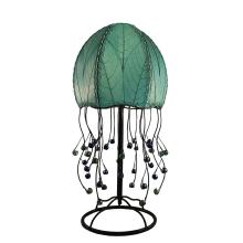 eangee jellyfish table lamp in sea blue