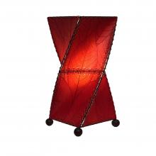 Eangee Twist Table Lamp with Real Cocoa Leaves