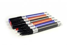 Refillable Whiteboard Markers red black and blue