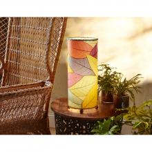 Eangee Outdoor Indoor Cocoa Cylinder Table Lamp