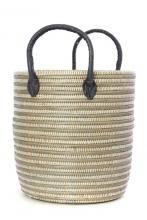 African Artisan Decorative Laundry Hamper Set of African Baskets