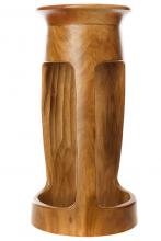 24" African Tweneboa Wood Table