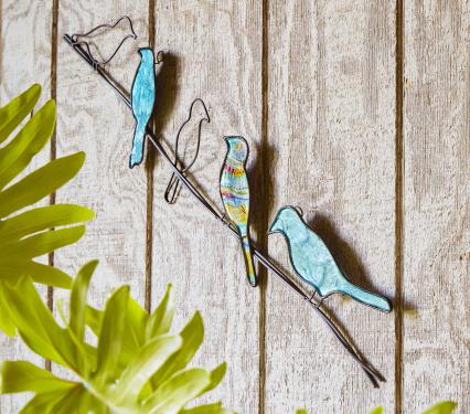 Eangee Birds on a Wire Metal Wall Art