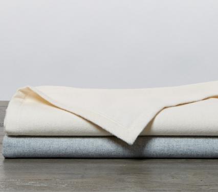 Organic Flannel Receiving Baby Blanket Set of 2 Blankets